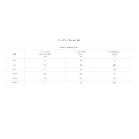 Goumi Kids Bamboo All Day Jogger Set Loungewear Pajamas Long Sleeve Pale Pink 5T - Picture 7 of 11